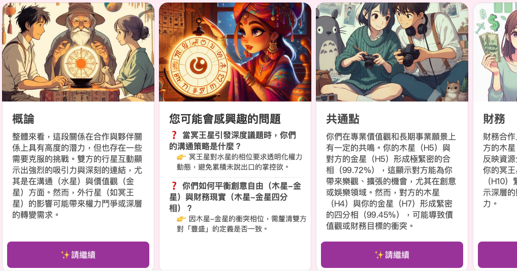 雙人合盤:AI 解析的概論、共通點與財務
